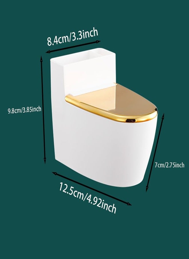Fsocpen Wall Mounted Ashtray,Decorative Fancy Ashtrays of Toilet-Shaped,Toilet Storage Box,Novelty Toilet Shape Ashtray - Image 2